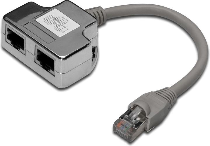 Actual product image Digitus RJ45 T-adapter (RJ45, RJ45 (2x))
