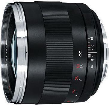 Actual product image Zeiss Planar T lens 85mm, f/1.4, Nikon (Nikon F, full size)
