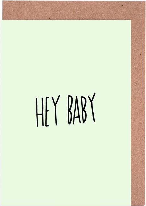 Actual product image Juniqe Hey Baby - Quotes & Slogans (5 pcs.)