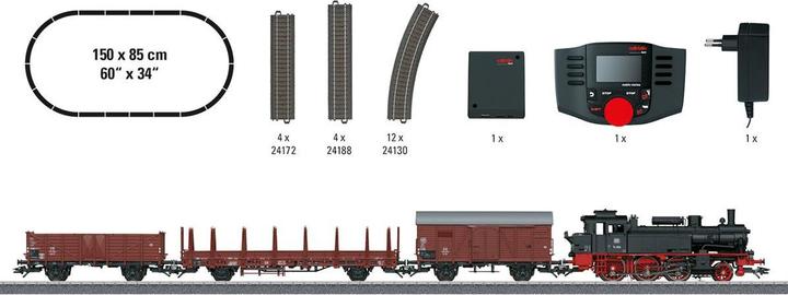 Actual product image Märklin Digital Start Set Freight Train Era III (Track H0)