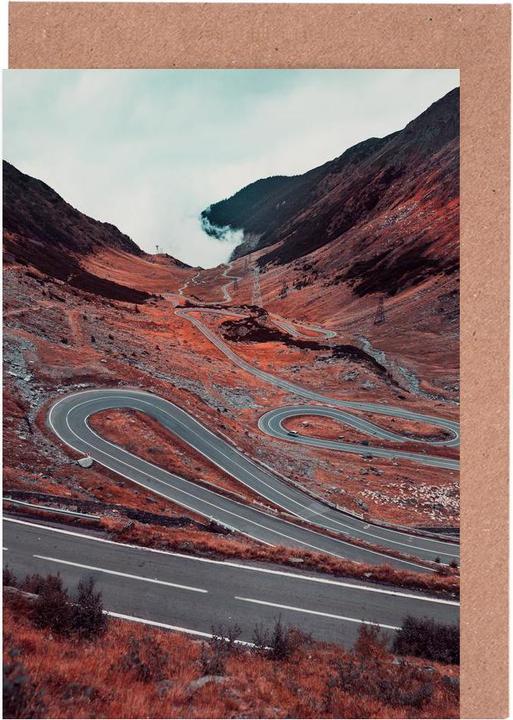 Actual product image Juniqe Romanian Mountain Road - Abstract Landscapes (15 pcs.)