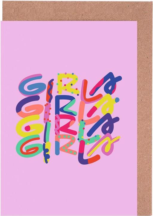 Image du produit Juniqe Girls Girls Girls - Typographie & symboles (5 pcs)