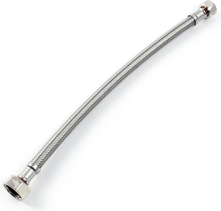Produktbild XPOtool Flexschlauch 500mm DN8 Panzerschlauch 1/2" ÜM 18,64mm 3/8" ÜM 14,95mm