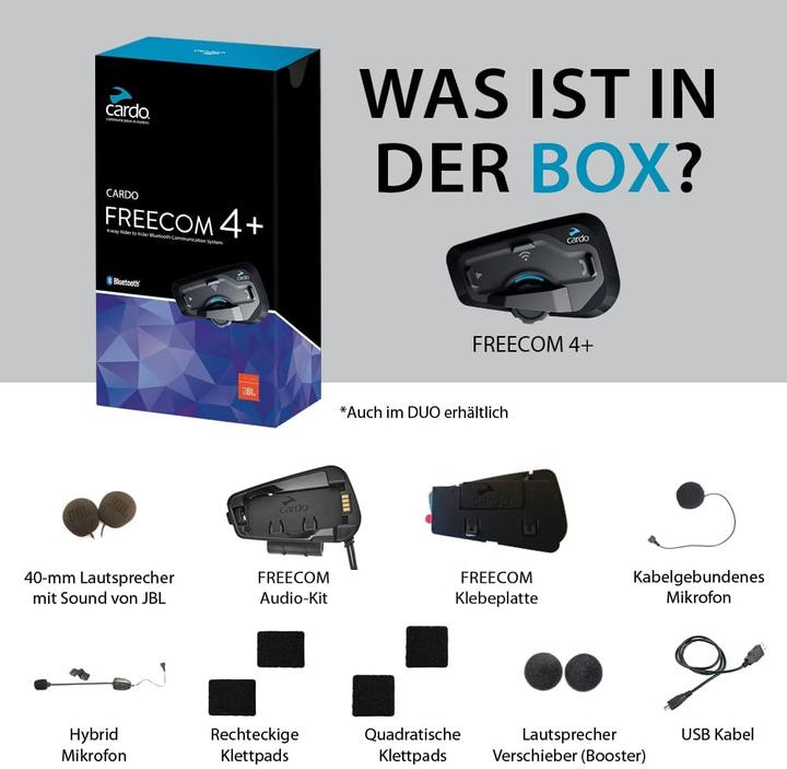 Image du produit Cardo Freecom 4+ JBL (Jeu de 2)