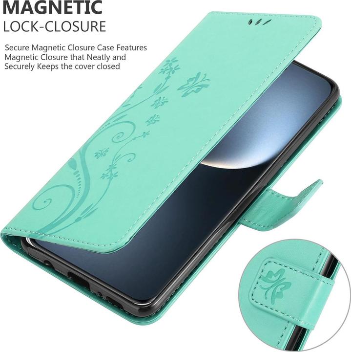 Immagine prodotto Cadorabo Custodia per Honor Magic 7 Lite Flower Book (Honor Magic7 Lite)