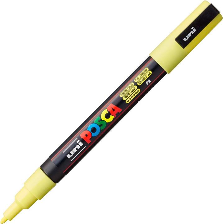 Produktbild Posca Marker PC-3M Rundspitze (Hellgelb, 0.90 mm, 1 x)