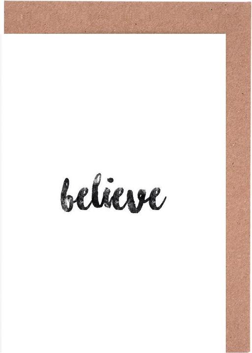 Produktbild Juniqe Believe - Schwarz & Weiss (15 Stk.)
