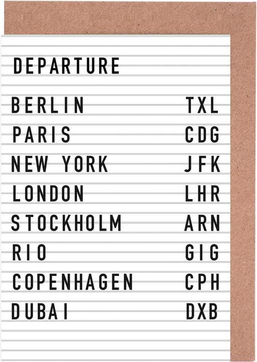 Actual product image Juniqe Berlin Departure - Travel (15 pcs.)