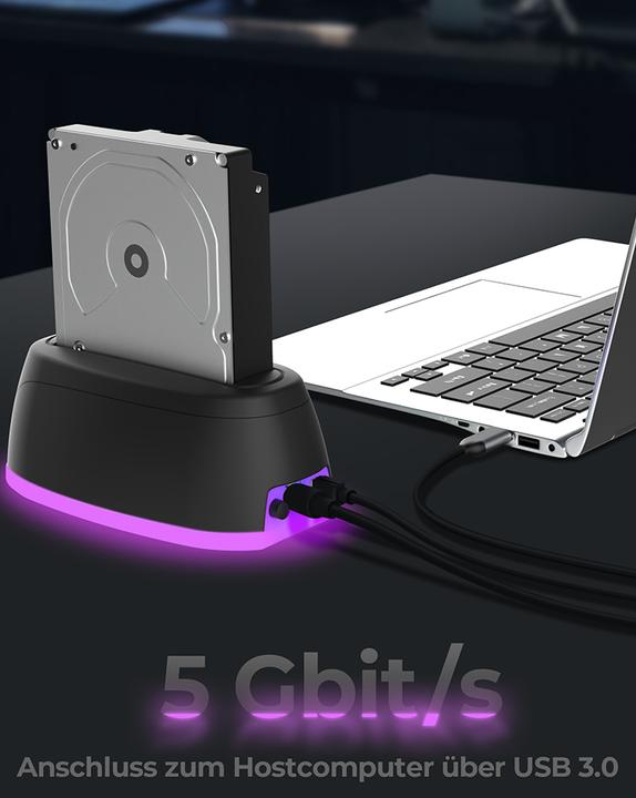 Actual product image RaidSonic ICY BOX Docking Station IB-1124L-C3 (3.5", 2.5")