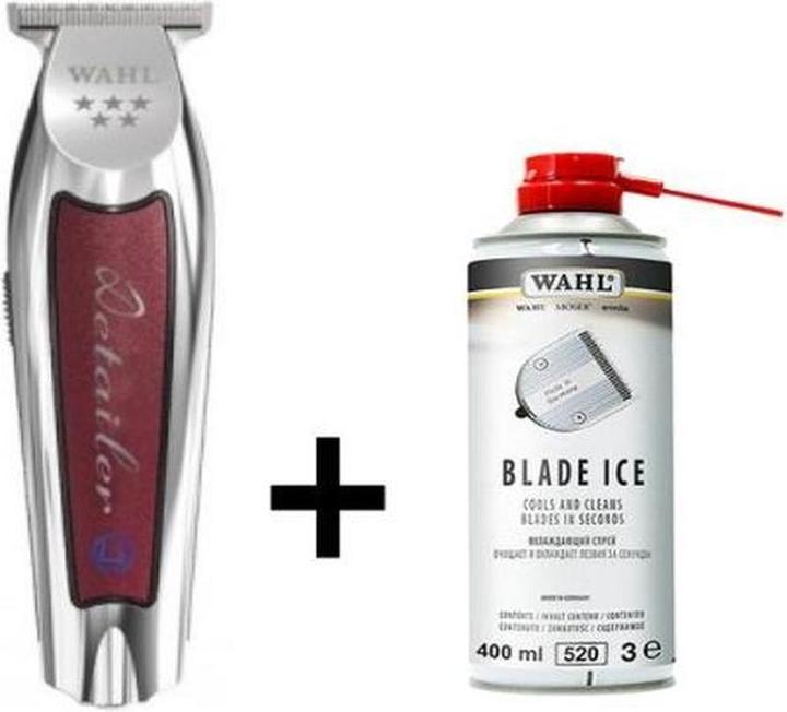 Image du produit Wahl Cordless Detailer Li Trimmer T-Wide + Blade Ice 400 Ml