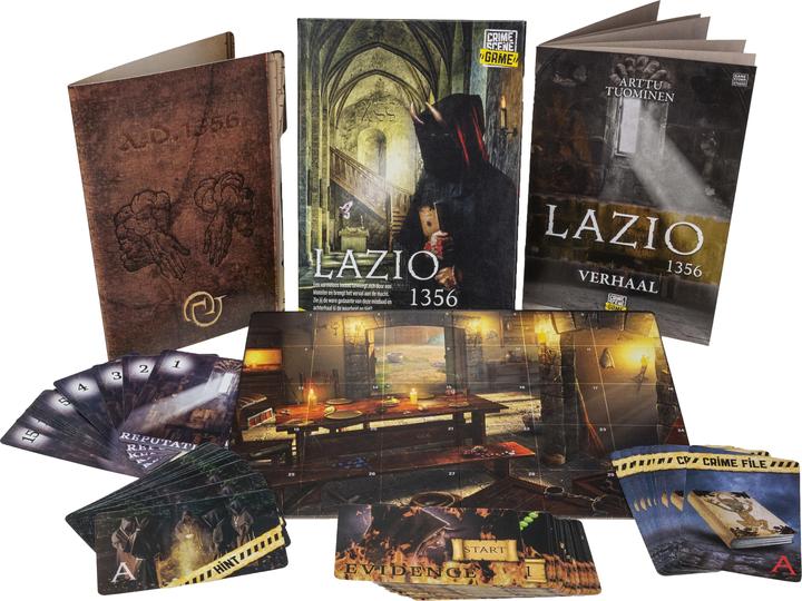 Image du produit Tactic Crime Scene Lazio 1356 NL Jeu de société (Néerlandais)