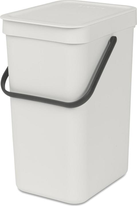 Actual product image Brabantia Recycling bin Sort & Go 12 l, light gray (12 l)