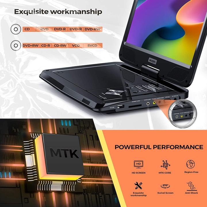 Immagine prodotto Sunpin Lettore DVD portatile (Lettore DVD portatile)