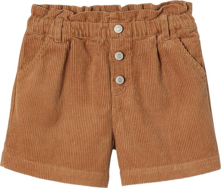 Vertbaudet Mädchen Paperbag-Shorts aus Cord
