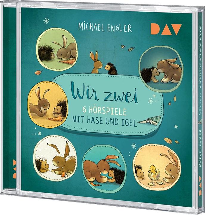 Produktbild Wir zwei – 6 Hörspiele mit Hase und Igel (Oliver Versch, Joëlle Tourlonias, Andreas Fröhlich, Ferdi Özten, Mayke Dähn, Martin Bross, Michael Engler, Jana Ronte, Dirk Petrick, Deutsch)