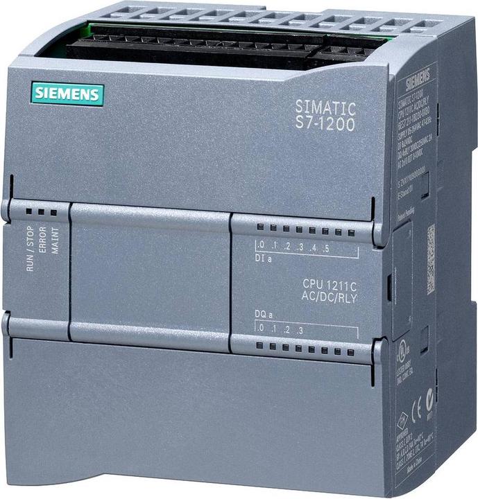 Actual product image Siemens SIMATIC S7-1200 CPU 1211C, AC/DC/Relay