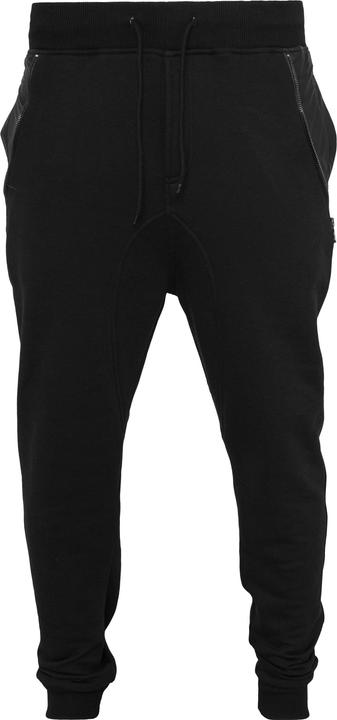 Immagine prodotto Urban Classics Pantaloni da ginnastica tascabile con zip laterale in pelle (S)