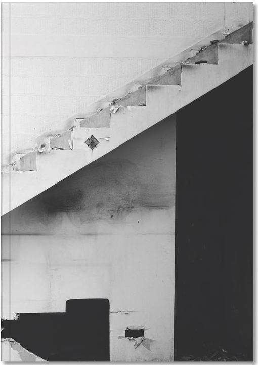 Actual product image Juniqe Belgrad - Black & White (A5, Plain, Hardcover)