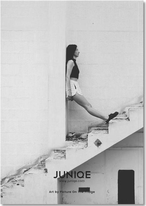 Actual product image Juniqe Belgrad - Black & White (A5, Plain, Hardcover)
