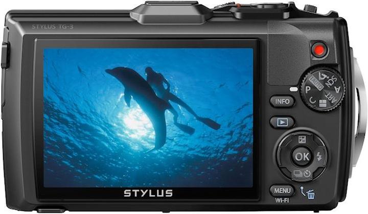 Image du produit Olympus Tough TG-3, appareil photo sous-marin, Full HD, résistant aux chocs (1/2,3'')
