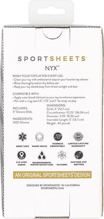 Actual product image Sportsheets Nexus Nyx Dildo Coral