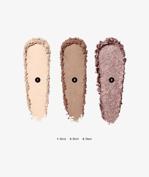 Actual product image Bobbi Brown Essential Eye Shadow Trio Everyday Greys (Everyday Greys)