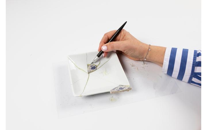 Produktbild Creative - Kreativ Set Kintsugi, Schale, Blau, Gold, Weiss, 1 Pck - ()