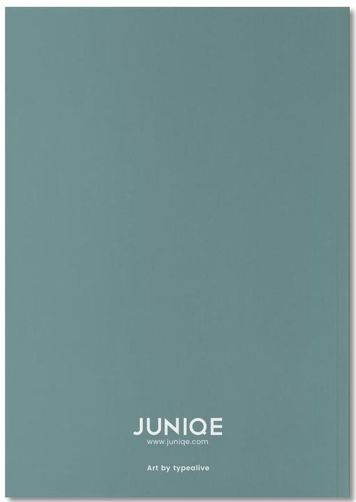 Actual product image Juniqe Die Tanne sagt No. 1 - Quotes & Slogans (A5, Plain, Hardcover)