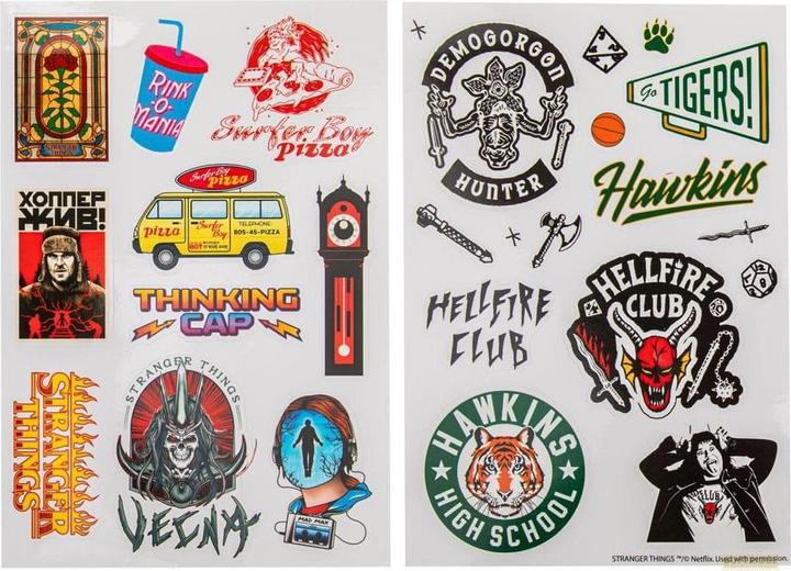 Cinereplicas Stranger Things stickers Season 4 (carton de 5)