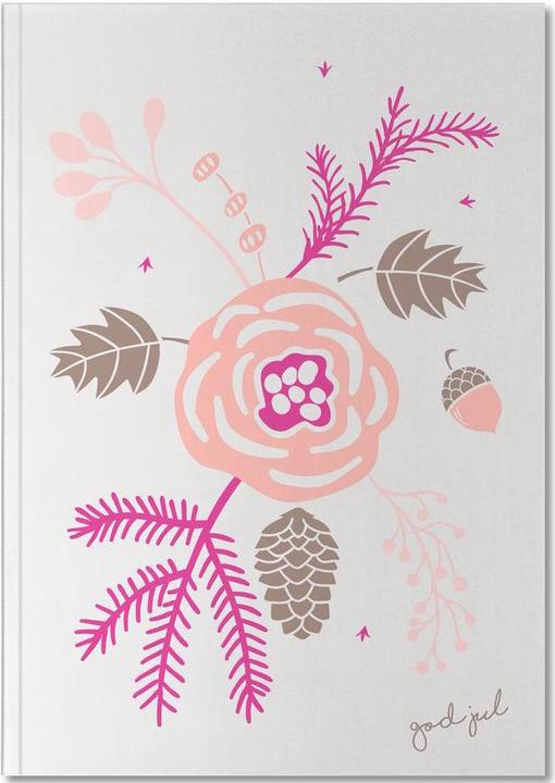 Image du produit Juniqe God Jul No. 1 - Fleurs (A5, Blanc, Couverture rigide)