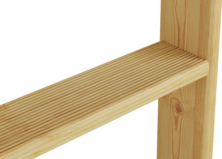 Produktbild Erst-Holz Etagenbett Massivholz Kiefer 90x200cm Stockbett hohes Bett + Rollrost + Matratze 60.13-09 Ni70 M (90 x 200 cm)