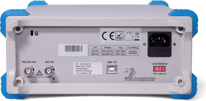 Actual product image Peaktech P 4124 Arbitrary signal generator