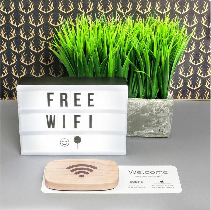 Produktbild Ten One Design Wifi Porter WLAN-Gastzugang über Kamera & NFC teilen (Abdeckung)