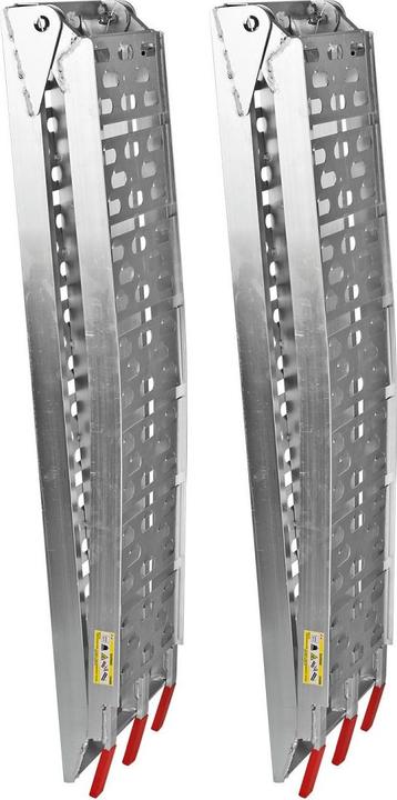 Produktbild Dema Auffahrrampe Auffahrschiene Verladerampe Rampe klappbar DAR680 1 Paar bis 340 kg