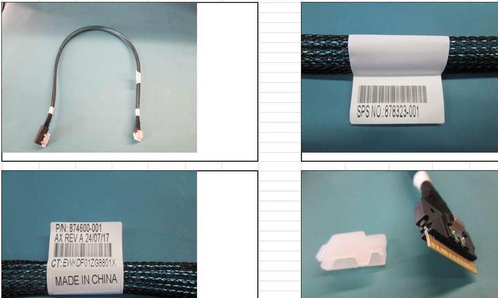 Produktbild HPE SAS 12G RISER TO BP 670MM (0.67 m)