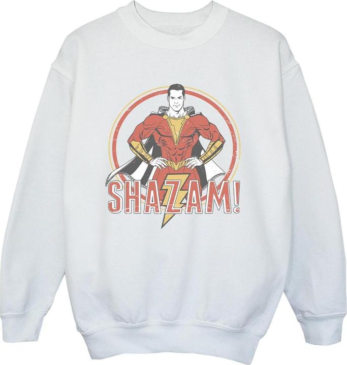 Produktbild Shazam Retro Circle Distressed Sweatshirt Jungen (128)