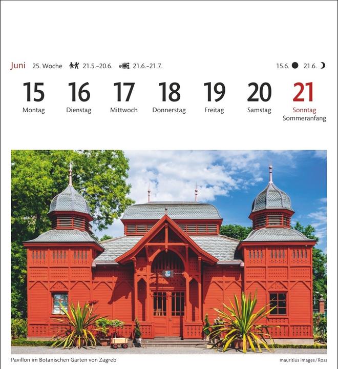 Actual product image Harenberg Kroatien Sehnsuchtskalender 2026 - Wochenkalender mit 53 Postkarten (German)