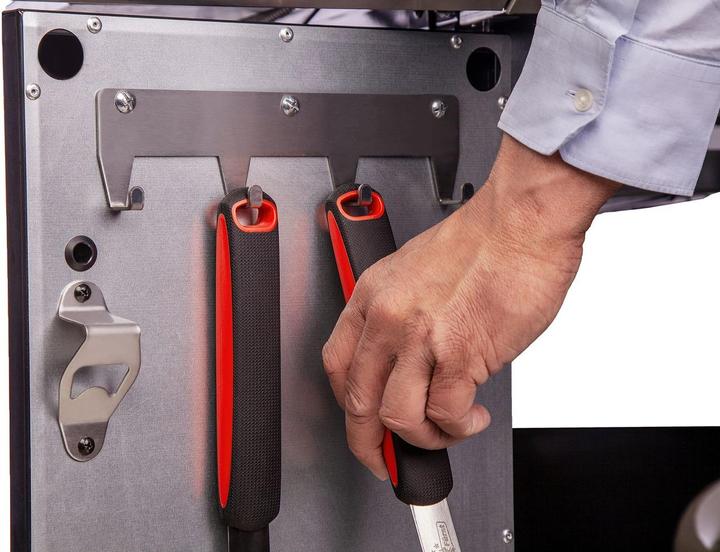 Immagine prodotto Grillfürst G210G Griglia a gas a 2 fuochi con bruciatore ad alta temperatura e griglie in ghisa (7.60 kW)