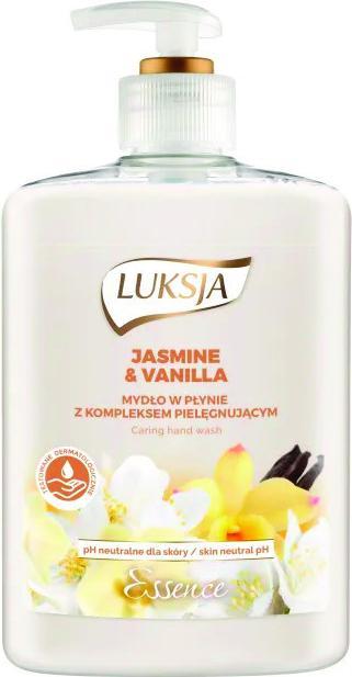 Actual product image Luksja Creamy liquid soap with jasmine and vanilla, 500ml (Liquid soap, 500 ml)