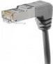 Actual product image Protect Expert Cordon RJ45 CAT 6A S/FTP coudé bas 1 côté gris - 1 m (S/FTP, CAT6a, 1 m)