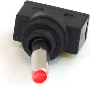Produktbild Phobya Kippschalter LED rot 1-polig AN/AUS schwarz (3pin)