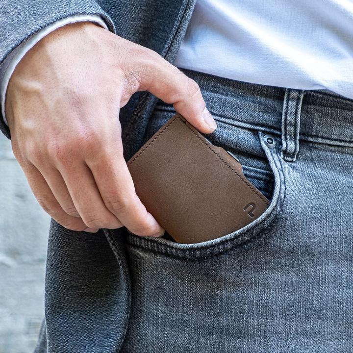 Produktbild Puristo KLIK MINIMAL Slim Wallet Vintage 11er