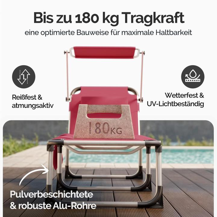 Produktbild Casaria Sonnenliege (210 cm)