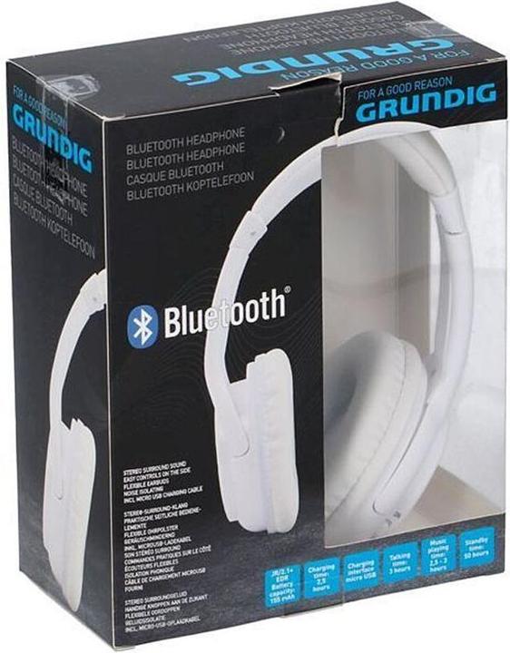 Actual product image Grundig Bluetooth headphones (No noise cancelling, 2.50 h, Wireless)