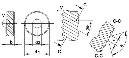 Produktbild Magni Rändelrad PM BR 30Grad 21,5x5x8 H7 P0,5 QUICK
