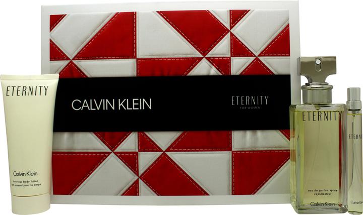 Produktbild Calvin Klein Eternity Geschenkset 100ml EDP + 100ml Körperlotion + 10ml EDP (Parfum set)