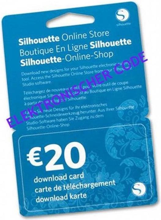 Produktbild Silhouette Download Card EUR 20