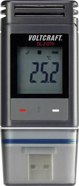 Actual product image Voltcraft DL-210TH-2 DL-210TH Temperatuur datalogger, Vocht datalogger Te meten grootheid Temperatuur, Vochtig