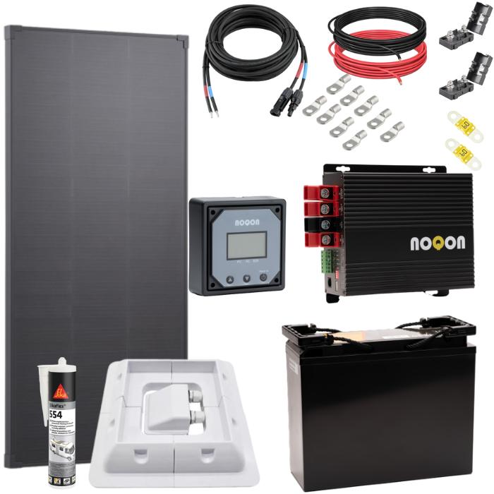 Actual product image Voltima Motorhome CHARGE Set with LiFePO4 Battery - SMALL