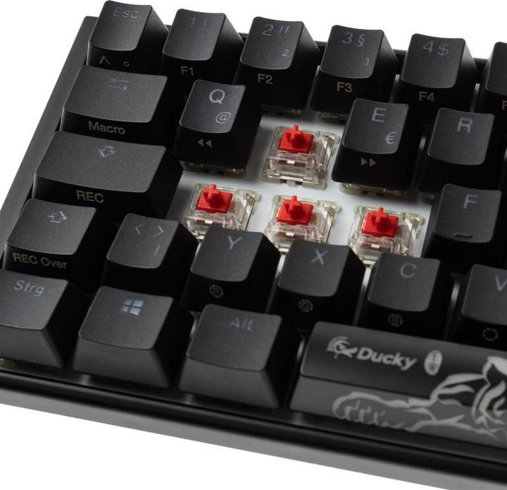 Productafbeelding Ducky One 3 Classic Zwart/Wit SF Gaming Keyboard, RGB LED - MX-Red (NL, Bedraad)